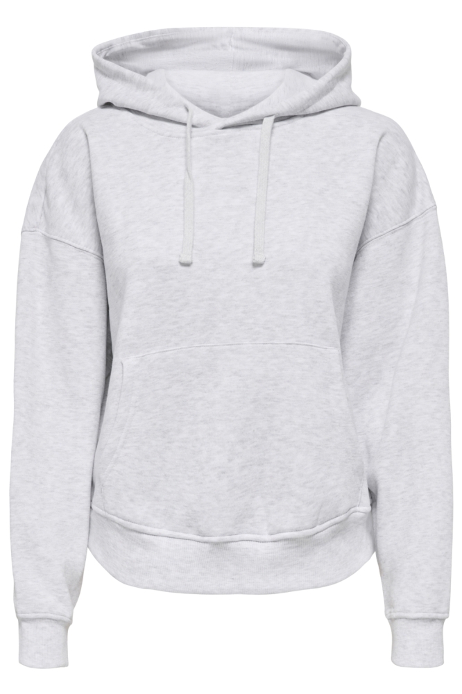 ONLBEST LIFE L/S HOOD SWT NOOS 15338730 Light Grey Melange